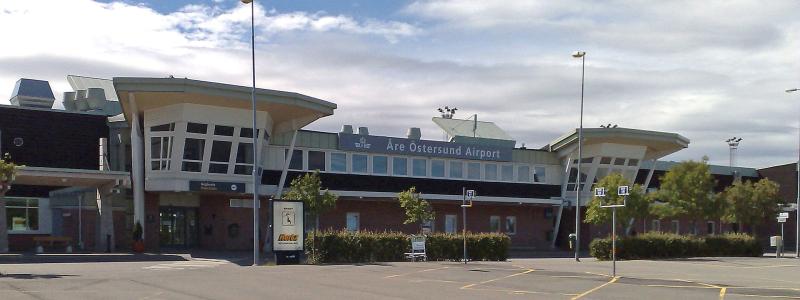 Åre Östersund flygplats Foto: Andreas Eriksson/Wikimedia Commons/https://commons.wikimedia.org/wiki/File:%C3%85re_%C3%B6stersund_flygplats.jpg