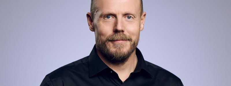Mathias Ericsson är ny arbetschef i Svevia. Foto: Svevia