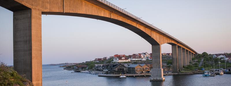 Smögenbron. Foto: Svevia