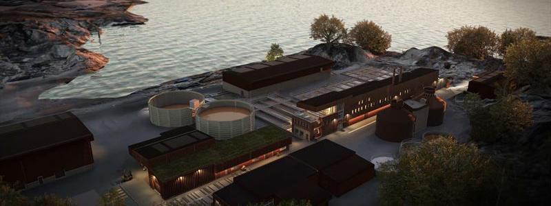 Lucerna reningsverk, Illustration: Sweco