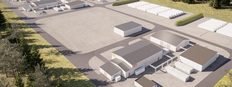 RES, ett av världens största oberoende företag inom förnybar energi, planerar två gröna vätgasfabriker i Ånge kommun. Foto: RES