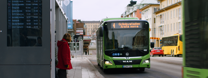 Webbverktygets huvudsyfte är att ge föraren ett uppdaterat stöd för att kunna utföra sitt arbete på det mest optimala sättet. Foto: Hogia