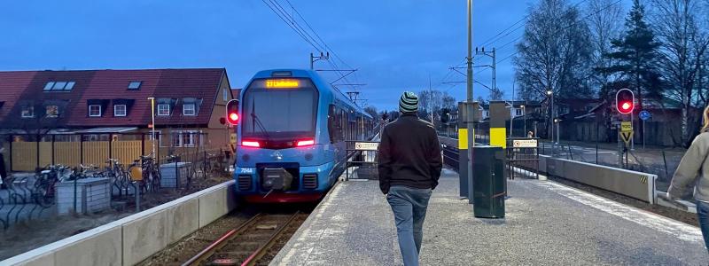 Regionen satsar ytterligare 200 miljoner kronor på att modernisera Roslagsbanan. Foto: Stina Wickenberg