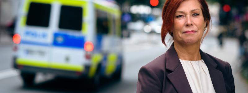 Katharina von Sydow, förbundsordförande Fotograf: Stefan Tell/Polisförbundet