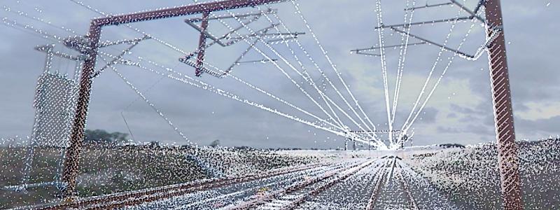 Järnvägsscanning. Bild: Banedanmark
