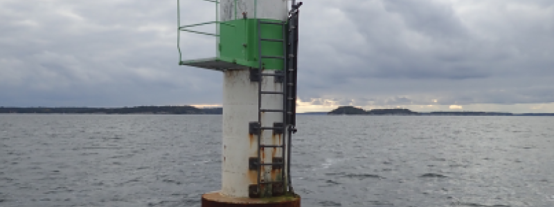 Gastholmsgrundet innan renovering Fotograf/Källa: Sjöfartsverket