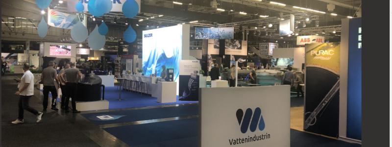 Vatten 2023 på Svenska Mässan i Göteborg har samlat 230 utställare, vilket innebär fullbokat, enligt arrangörerna.