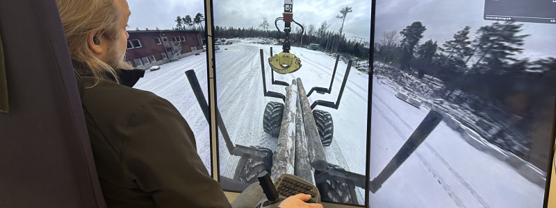 Målet med projektet är att undersöka hur drönarteknik och 5G-teknologi kan möjliggöra att avlägsna områden runtom i Sverige kan bemannas med fjärrstyrda fordon i framtiden. Foto: Induo