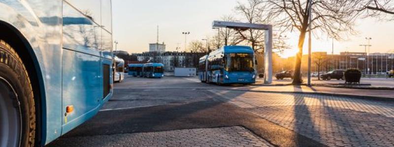 Snart körs två av tre stadsbussar i Västra Götaland på el. Fotograf Eddie Löthman