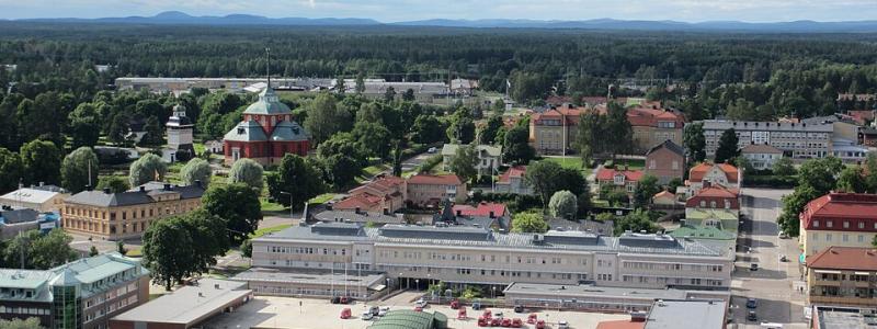 Vy från Oscarsborg, Söderhamn Foto: Annika64/Wikimedia Commons https://commons.wikimedia.org/wiki/File:Vy_fr%C3%A5n_Oscarsborg.jpg