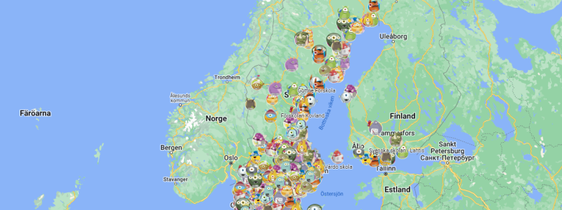 Monstren har spridit sig i Sverige. Foto: Hässleholm Miljö AB