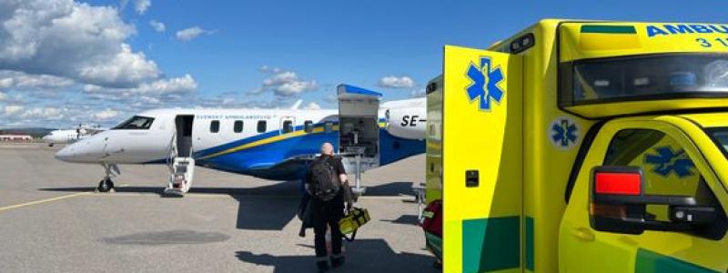 Svenskt Ambulansflyg summerar den andra sommaren Foto: Kenneth Wallgren