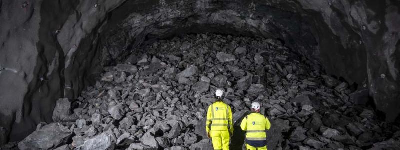 Tunneln 90 meter under Mälaren. Foto: Stockholm Vatten och Avfall