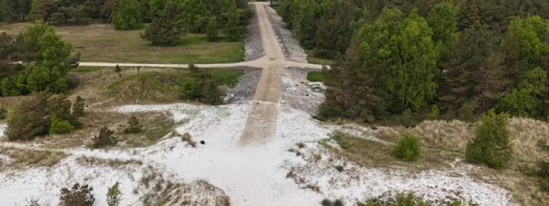 Sweco och Vellinge kommun fortsätter klimatanpassningen av Falsterbonäset med nästa etapp av översvämningsskydd. Bilden visar en av de färdigställda skyddsvallarna. Foto: Vellinge kommun