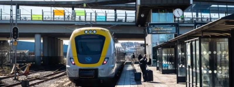 Tågtrafiken mellan Göteborg och Mölndal påverkas av arbete i sommar. Fofograf: Eddie Löthman.