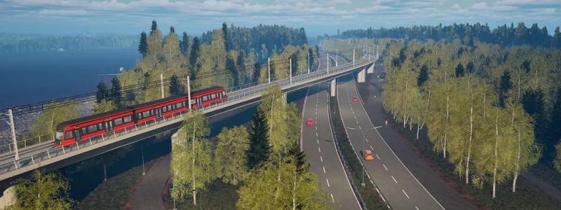 Staden Tammerfors i mellersta Finland bygger ständigt ut sitt spårvägsnät – även mot grannkommunerna. Bilden visar den planerade bron över Teiskontie-vägen.
Foto: Tampereen Ratikka Oy