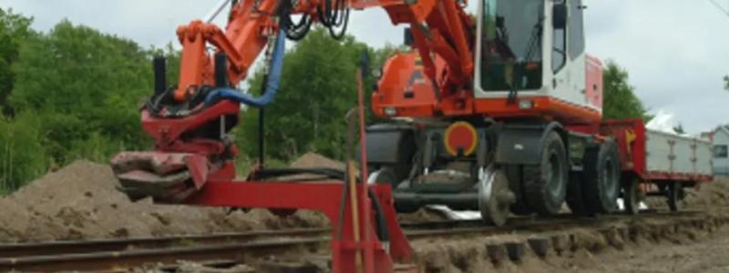 Tjustbanan mellan Nelhammar och Storsjö rustas upp. Foto: Trafikverket