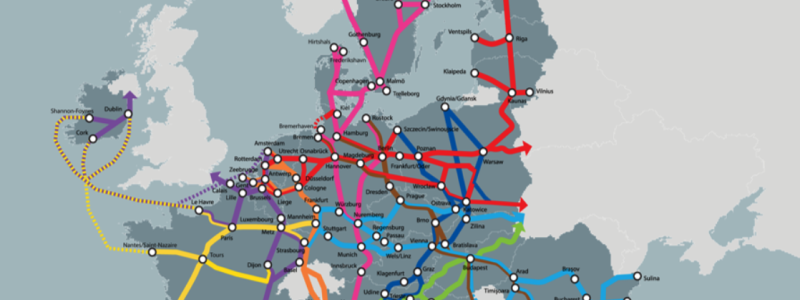 Europarådet har gett sitt slutgiltiga godkännande av transportkorridoren TNT. Karta: TNT Tec