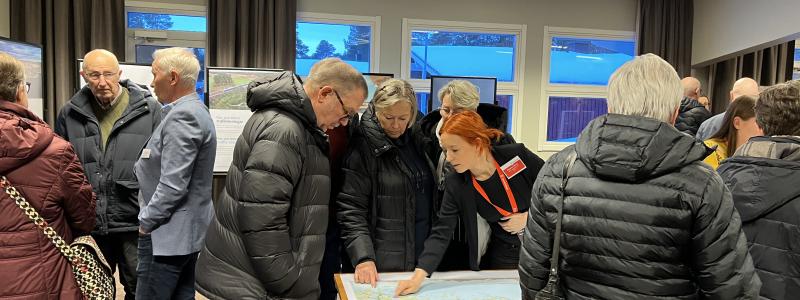 Piteborna visade stort intresse vid Trafikverkets informationsmöte om Norrbotniabanan. Foto: Ann-Sofie Boman
