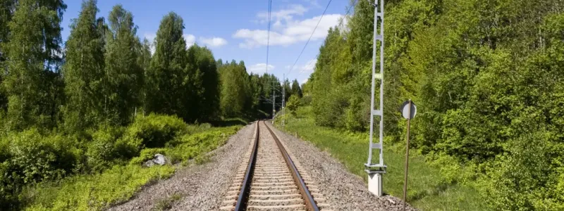 Järnvägen mellan Kolbäck och Rekarne ska rustas upp. Foto: Trafikverket