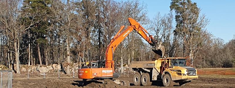 Genom att anlägga våtmark sparas det dricksvatten som tidigare togs från kommunala vattenledningsnätet och som motsvarade årsförbrukningen för cirka 120 hushåll. Foto: Upplands Väsby kommun