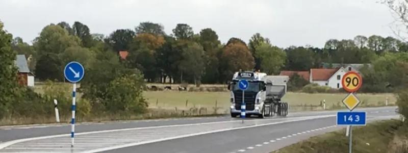 Väg 143. Foto: Trafikverket