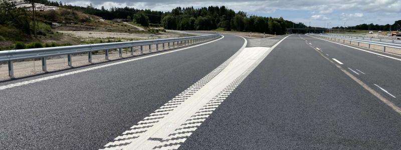 Förbifart på Väg 27. Foto: Peab
