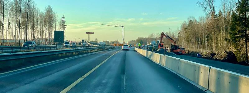 Vägarbete. Foto: Stina Wickenberg