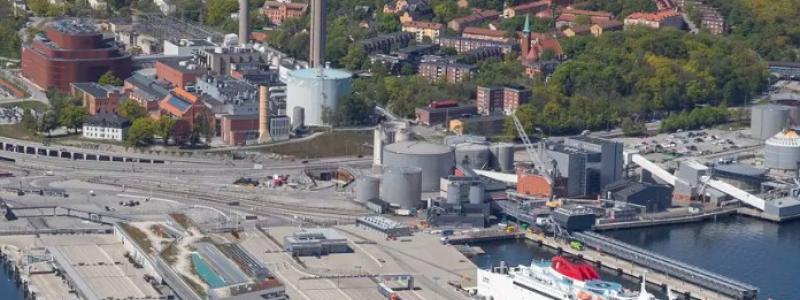 I Värtan ska den västra bangården byggas om för att öka kapaciteten och möjliggöra en stängning av den östra bangården. Foto: Trafikverket