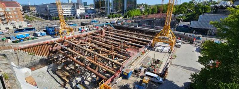 Västlänken Korsvägen Foto: Trafikverket