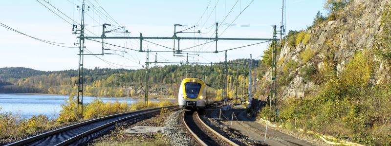Slut på tågstoppen mellan Göteborg och Mölndal. Pressfoto: Birgitta Lagerlöf