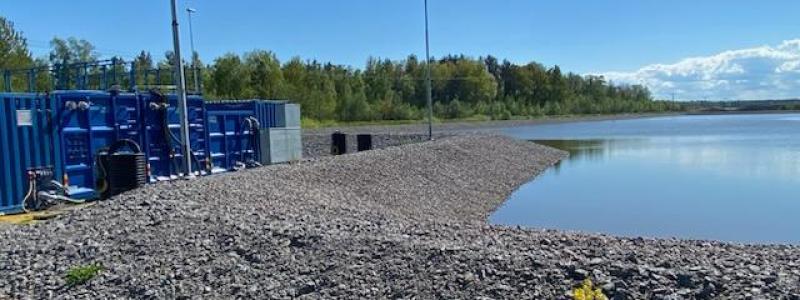 Vattenreningsanläggning. Foto: Försvarsmakten