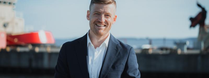 Viktor Linde. Foto: Luleå Hamn