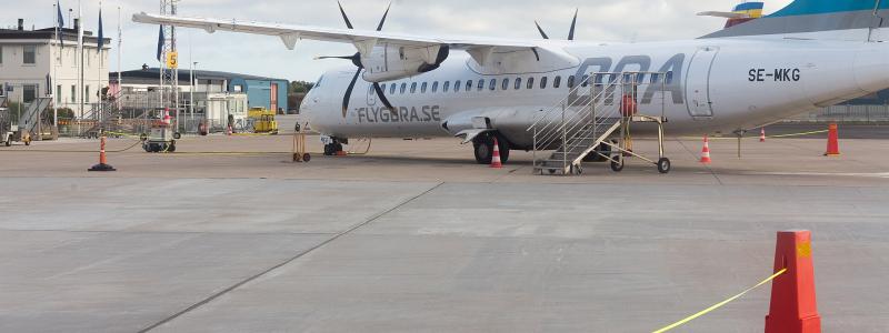 Visby flygplats. Foto: Pymouss/Wikimedia Commons/https://commons.wikimedia.org/wiki/File:Visby_flygplats_20190824.jpg