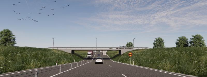 Visualisering av Ringvägen Fotograf/Källa: Illustration framtagen av Moa Landén, Trelleborgs kommun