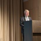 Jacob Wallenberg framträdde på STRINGS Stockholmsmöte med titeln: ”När Fehmarn Bält öppnar, står Sverige redo eller stilla?” FOTO: Anders Herrgård