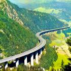 Bron Luegbrücke vid Brennerautobahn. Brennerautobahn kan behöva upphandlas på nytt. Foto: Strabag