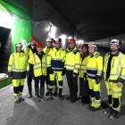 Besök nere i E4 Förbifart Stockholm vägtunnel. Foto: Trafikverket