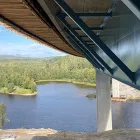 Ny bro byggs på E12 inom Umeåprojektet. Foto: Trafikverket