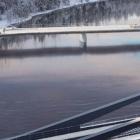 År 2020 utlyste Trafikverket en arkitekttävling för de två broarna. Bilden visar det vinnande tävlingsbidraget. Bild: Trafikverket