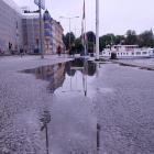 Dagvatten vid Nybroviken i Stockholm. Foto: Bruce Barrow/Unsplash