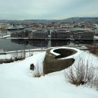 Oslofjorden sedd från Ekeberg. En ny dagvattentunnel ska leda vatten från Ekebergområdet direkt till fjorden. Foto: Chekotay/Wikimedia Commons/https://commons.wikimedia.org/wiki/File:Ekeberg_bunker.jpg