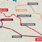 Bra att veta när man semestrar i norra Tyskland. Tågtrafiken på många linjer i delstaterna Hamburg, Schleswig-Holstein, Mecklenburg-Vorpommern, Niedersachsen, Sachsen-Anhalt, Berlin och Brandenburg är kraftigt begränsad under 9 månader. Som ersättning sätts över 170 bussar in på totalt 26 linjer längs hela sträckan mellan Hamburg och Berlin. Enligt Deutsche Bahn rör det sig om "Tysklands hittills största ersättningstrafik" – med delvis avsevärt längre restider. Källa: DB
