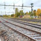 Nattavaara bangård. Foto: Trafikverket