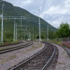 Spåret på sträckan Gällivare-Råtsi är slitet och byts ut. Foto: Trafikverket