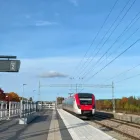 Under mars 2026 startar utbyggnaden av plattformar på Njurunda resecentrum strax söder om Sundsvall. Foto: Trafikverket