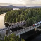 Trafikverket har fastställt den linje som ska ligga till grund för den fortsatta planeringen mellan Skellefteå Degerbyn och länsgränsen mot Norrbotten. Foto: Trafikverket