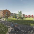 Hagby äng och kulle. Illustration Österåkers kommun i samarbete med berörda exploatörer Koncept arkitekt