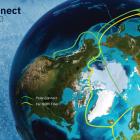 Den planerade kabeln ska gå via ögruppen Svalbard ut i Norra ishavet. Bild: NORDUnet