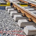 Spårbytesentreprenaden Näsberg–Harrträsk omfattar förnyelse av spår, slipers, ballast och tillhörande anläggningsdelar. Foto: Infrakraft